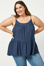 Load image into Gallery viewer, Piper - Linen Cami - Navy
