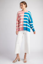 Load image into Gallery viewer, Calico - Color Block Sweater - Cotton Candy