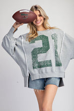 Load image into Gallery viewer, Blake - Grey Number Sweatshirt