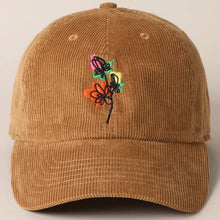 Load image into Gallery viewer, Flowers Hat - Tan