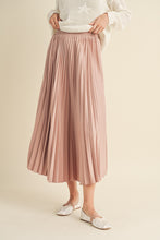 Load image into Gallery viewer, Chloe - Satin Pleat Skirt
