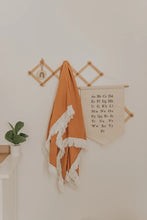 Load image into Gallery viewer, Fringe Blanket - Chestnut