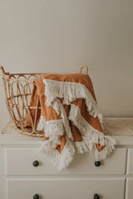 Load image into Gallery viewer, Fringe Blanket - Chestnut