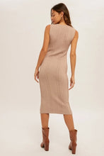 Load image into Gallery viewer, Heather - Knit Tank Sweater Dress - Cream