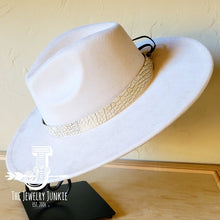 Load image into Gallery viewer, Hat Band - White and Gold Gator
