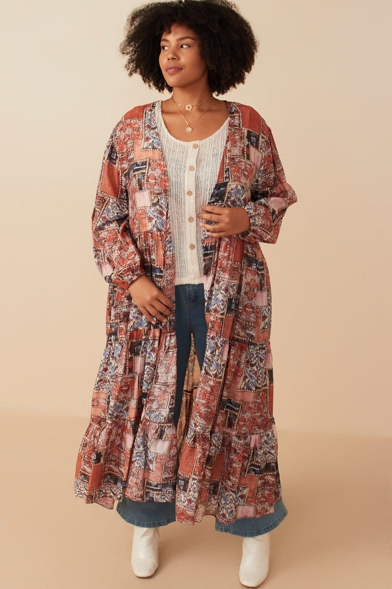 Mae - Paisley Patch Duster