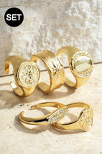 Load image into Gallery viewer, 5 Piece Ring Set