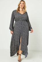 Load image into Gallery viewer, Thea - Navy Print Maxi Dress