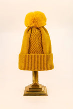 Load image into Gallery viewer, Bobble Hat - Mustard