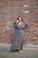 Load image into Gallery viewer, Thea - Navy Print Maxi Dress
