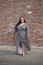 Load image into Gallery viewer, Thea - Navy Print Maxi Dress