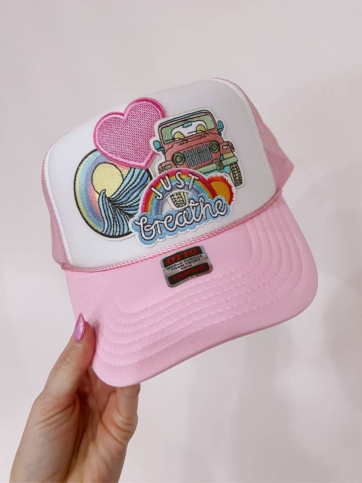 Just Breathe Patch Hat