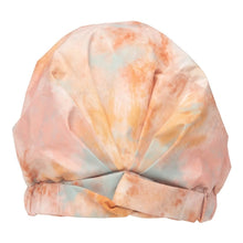 Load image into Gallery viewer, Luxury Shower Cap - Sunset Tie Dye