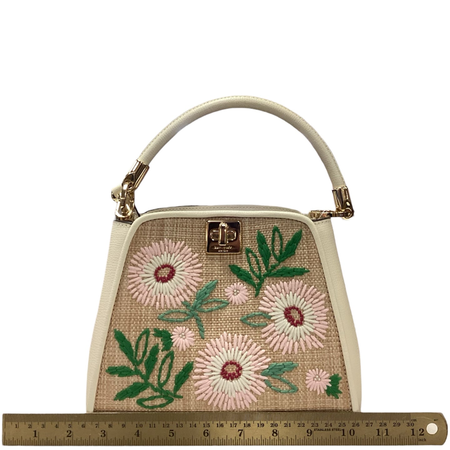 Kate Spade Phoebe Festival Floral Straw Crossbody – Moth Hole