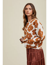 Load image into Gallery viewer, Jacqueline - Floral Crop Sweater
