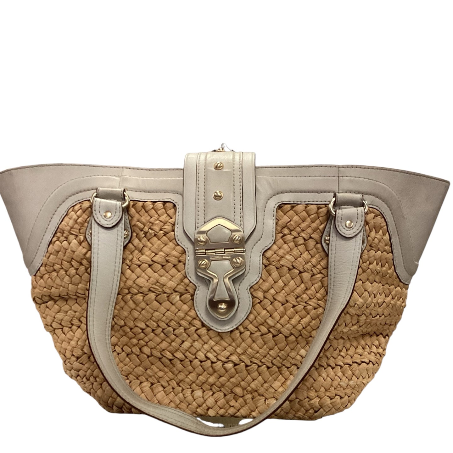 Michael Kors Straw Naomi Tote