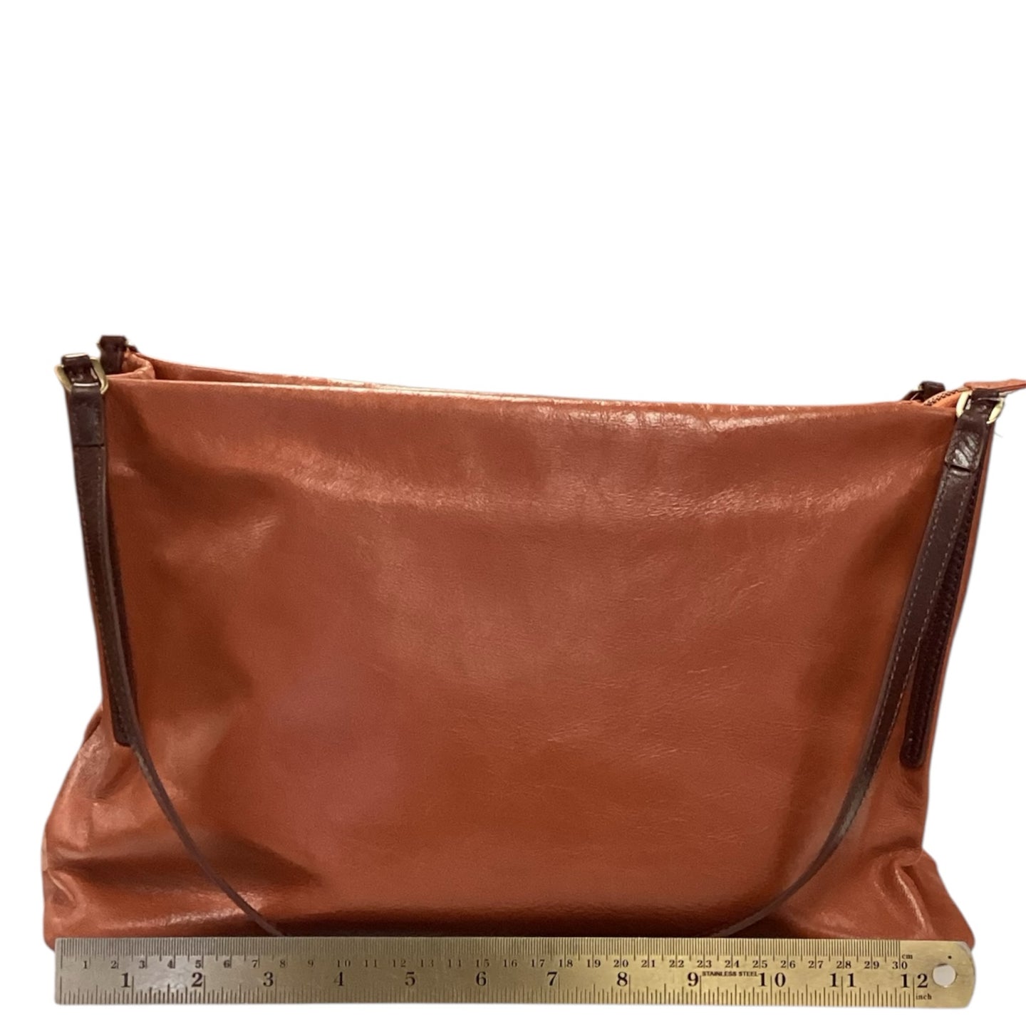 Hobo orange leather purse