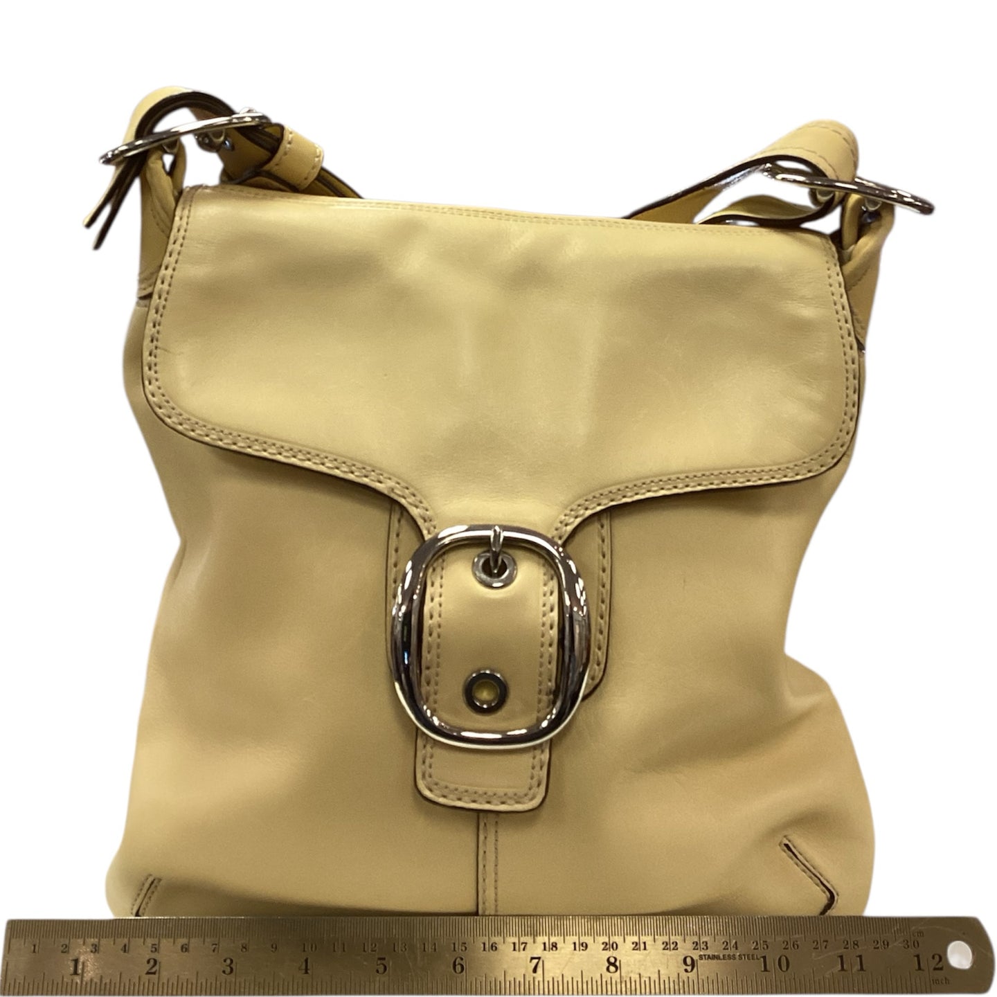 Coach Bleeker Soho Yellow Crossbody Shoulder Bag
