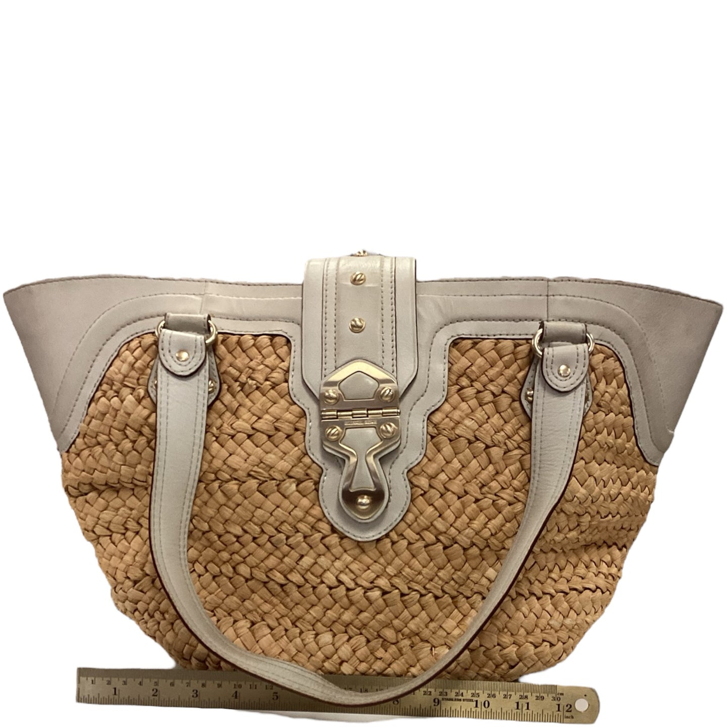 Michael Kors Straw Naomi Tote