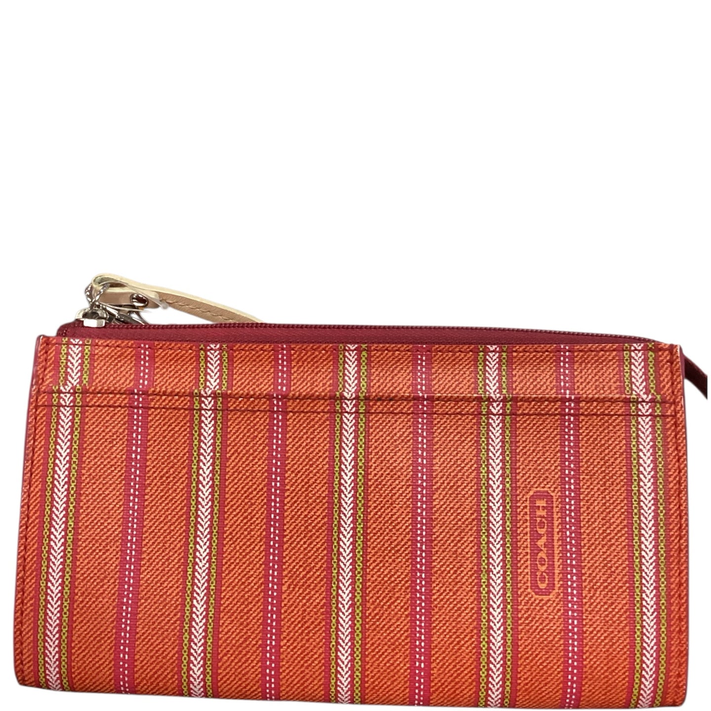 Coach Orange Wristlet
