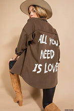 Load image into Gallery viewer, Mabel - Love Shacket - Olive
