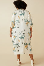 Load image into Gallery viewer, Camille - Satin Floral Duster
