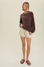 Load image into Gallery viewer, Harper - Chenille Pullover - Plum
