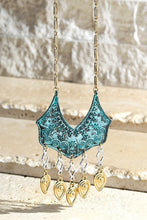Load image into Gallery viewer, Western Pendant Necklace, Teal
