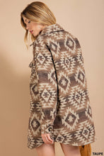 Load image into Gallery viewer, Shyanne - Print Coat - Taupe

