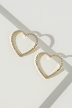 Load image into Gallery viewer, Heart Earrings - Gold
