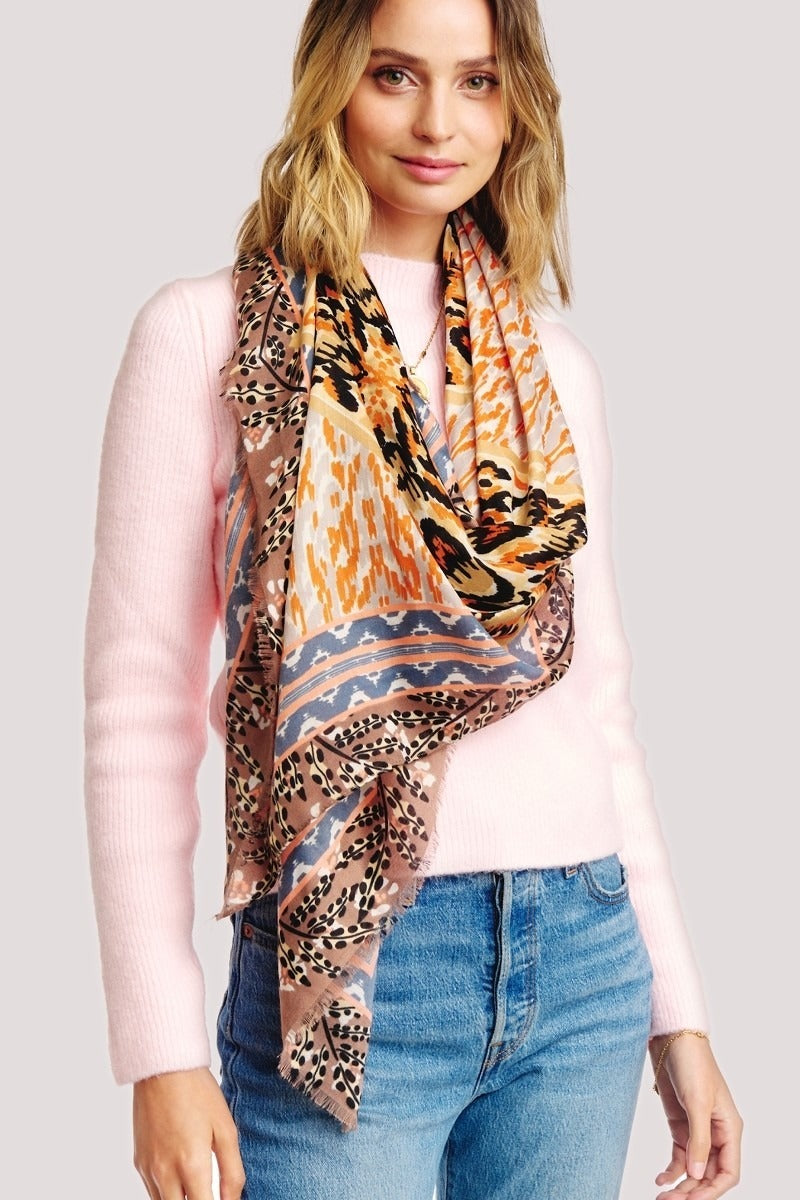 Multi Light Weight Oblong Scarf