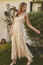 Load image into Gallery viewer, Peach Tea - Chiffon Maxi Dress
