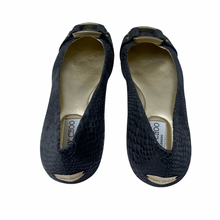Load image into Gallery viewer, Shoe Size 7.5 Jimmy Choo Black Flats
