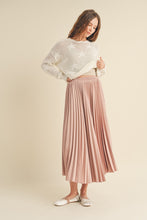 Load image into Gallery viewer, Chloe - Satin Pleat Skirt
