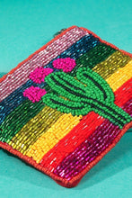 Load image into Gallery viewer, Beaded Cactus Pouch
