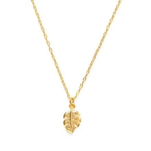 Load image into Gallery viewer, Tiny Monstera Necklace

