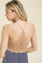 Load image into Gallery viewer, Lace Mesh Bralette, Milk Tea
