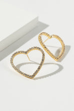 Load image into Gallery viewer, Heart Earrings - Gold
