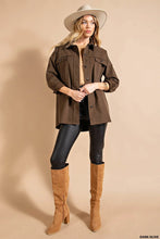 Load image into Gallery viewer, Mabel - Love Shacket - Olive
